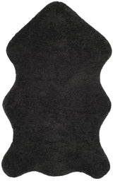 Safavieh Sheep Shag 4'-0" x 6'-0" Rug in Charcoal