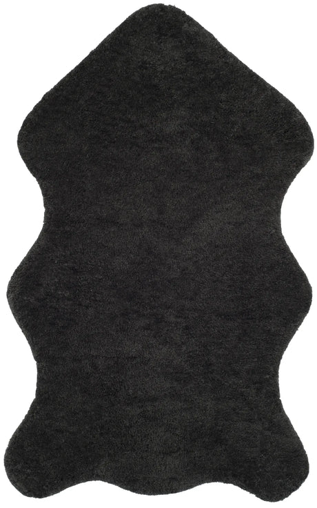 Safavieh Sheep Shag 4'-0" x 6'-0" Rug in Charcoal