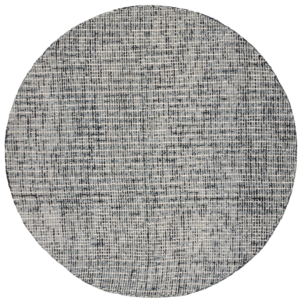 Safavieh Abstract 6'-0" x 6'-0" Rug in Dark Grey / Ivory