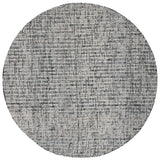 Safavieh Abstract 6'-0" x 6'-0" Rug in Dark Grey / Ivory