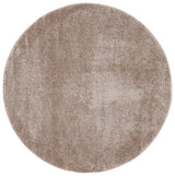 Safavieh Penelope Shag 6'-7" x 6'-7" Rug in Taupe