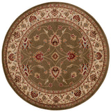 Safavieh Lyndhurst 5'-3" x 5'-3" Rug in Green / Ivory