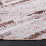 Safavieh Faux Hide 6'-0" x 6'-0" Rug in Beige / Brown