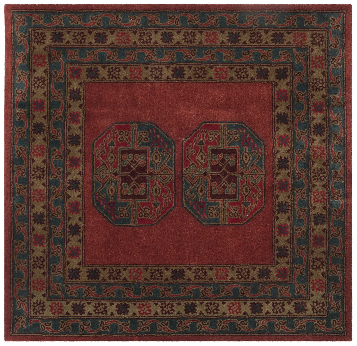 Safavieh Heritage 6'-0" x 6'-0" Rug in Red