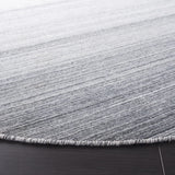 Safavieh Kilim 6'-0" x 6'-0" Rug in Dark Grey / Ivory