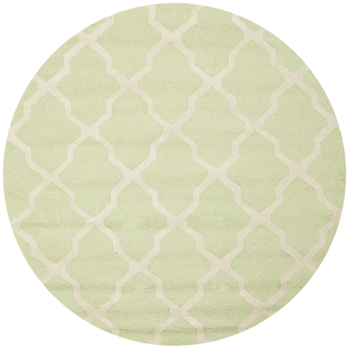 Safavieh Cambridge 6'-0" x 6'-0" Rug in Light Green / Ivory