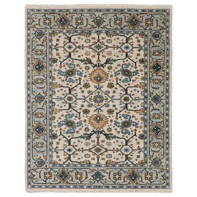 Oriental Weavers Sphinx MAJORCA MAJ01 Ivory Floral Rugs - main flat