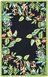 Safavieh Chelsea 1'-8" x 2'-6" Rug in Black / Green