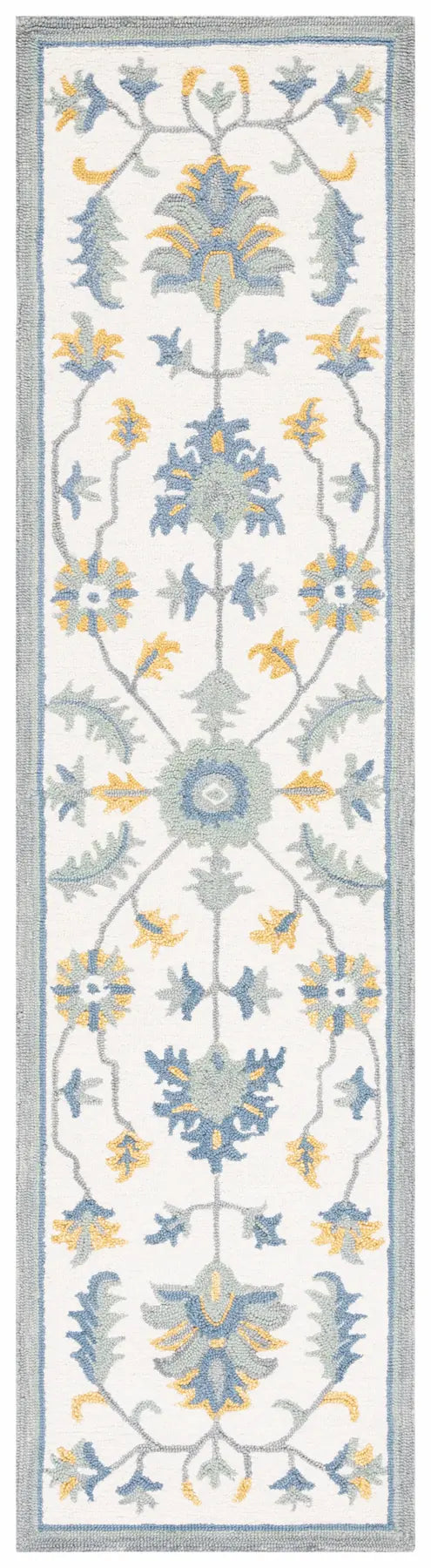Safavieh Metro 2'-3" x 9'-0" Rug in Ivory / Blue