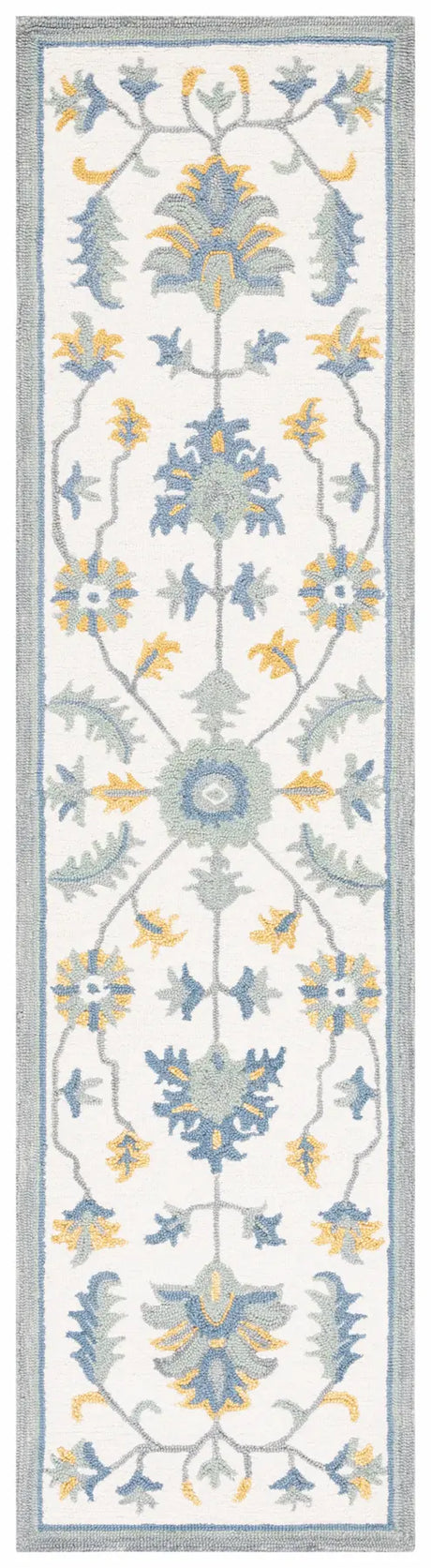 Safavieh Metro 2'-3" x 9'-0" Rug in Ivory / Blue
