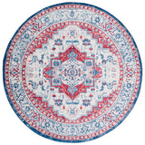 Safavieh Brentwood 6'-7" x 6'-7" Rug in Beige / Red