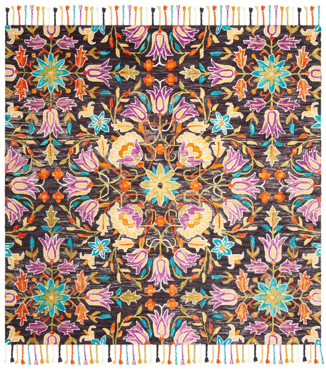 Safavieh Aspen 7'-0" x 7'-0" Rug in Black / Purple