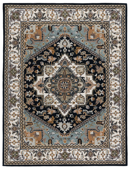 Safavieh Heritage 10'-0" x 14'-0" Rug in Navy / Ivory