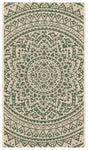 Safavieh Courtyard 2'-0" x 3'-7" Rug in Beige / Dark Green