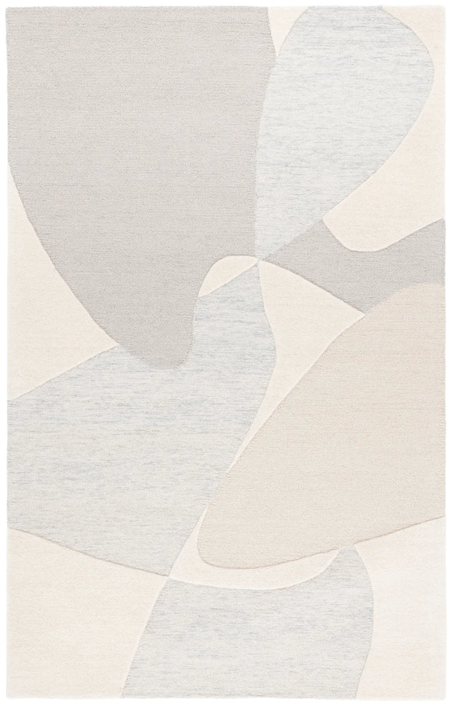 Safavieh Ebony 4'-0" x 6'-0" Rug in Light Grey / Ivory