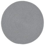 Safavieh Braided 3'-0" x 3'-0" Rug in Grey / Blue