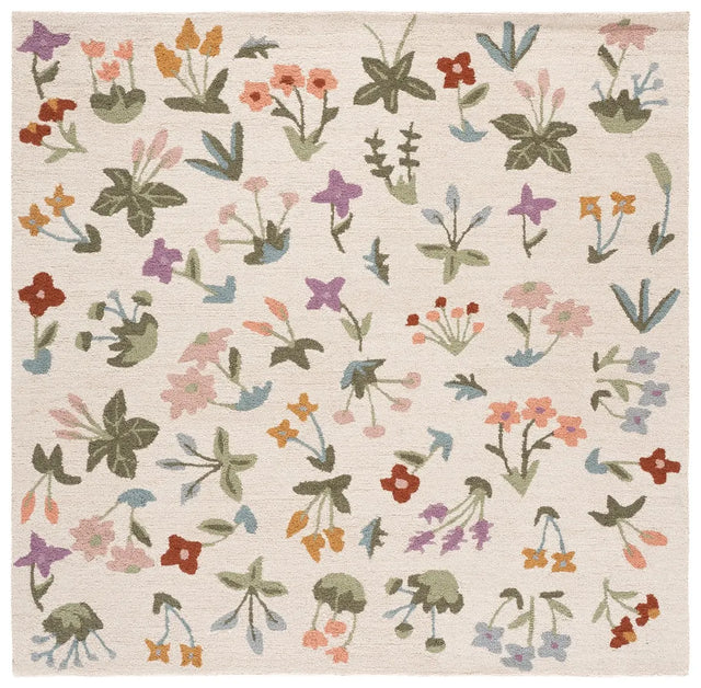 Safavieh Martha Stewart 6'-0" x 6'-0" Rug in Ivory / Green