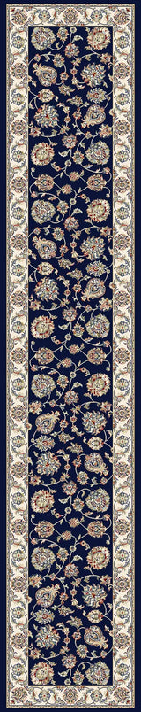 Dynamic Rugs Ancient Garden 57365 Blue / Ivory Rugs - Runner