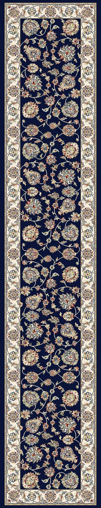 Dynamic Rugs Ancient Garden 57365 Blue / Ivory Rugs - Runner