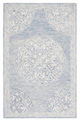 Safavieh Metro 4'-0" x 6'-0" Rug in Blue / Ivory