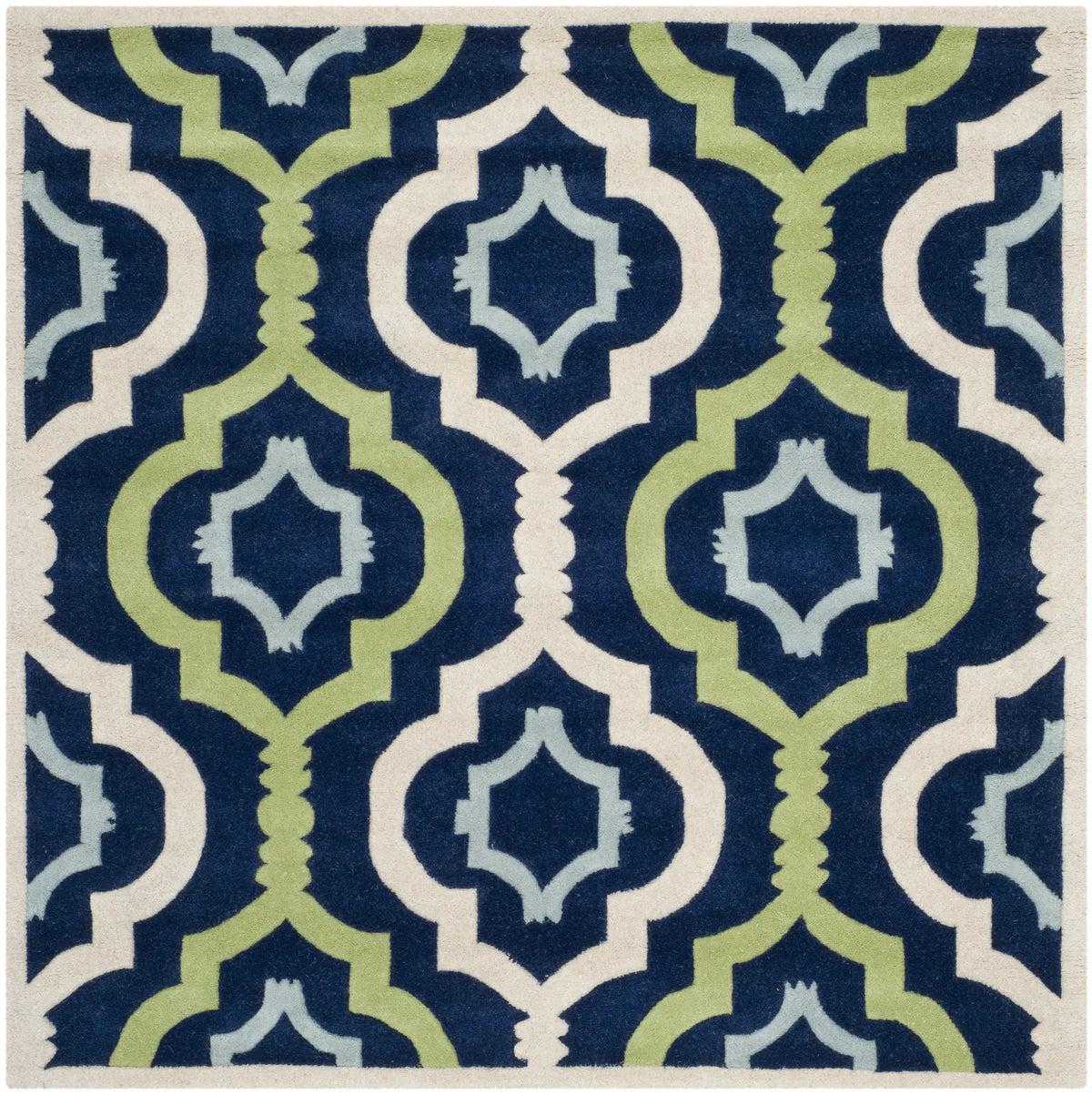 Safavieh Chatham 5'-0" x 5'-0" Rug in Dark Blue / Multi