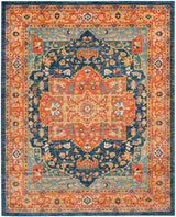 Safavieh Evoke 10'-0" x 14'-0" Rug in Blue / Orange