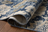 Loloi Eileen ELE-03 Transitional Power Loomed Denim, Natural Rug - pile height