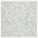 Safavieh Micro-Loop 5'-0" x 5'-0" Rug in Grey / Ivory