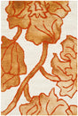 Safavieh Dip Dye 2'-0" x 3'-0" Rug in Ivory / Orange