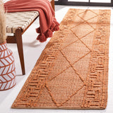 Safavieh Natural Fiber 2'-3" x 8'-0" Rug in Orange / Natural