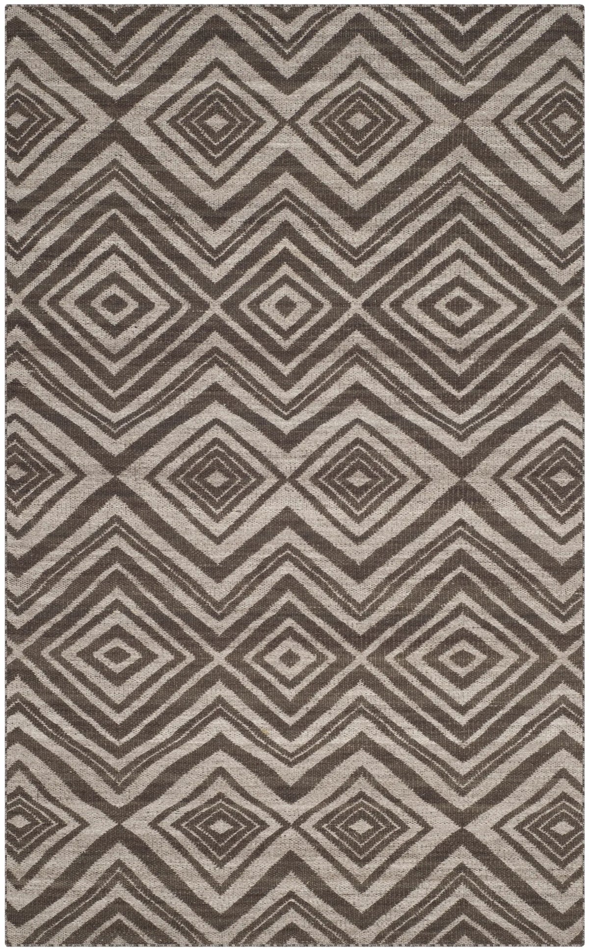 Safavieh Kilim 4'-0" x 6'-0" Rug in Grey / Light Grey
