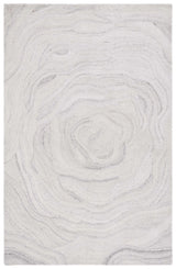 Safavieh Abstract 4'-0" x 6'-0" Rug in Light Grey / Beige