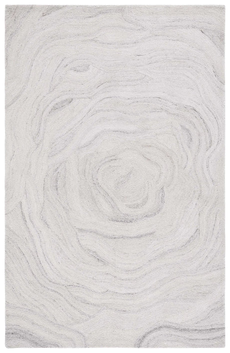 Safavieh Abstract 4'-0" x 6'-0" Rug in Light Grey / Beige