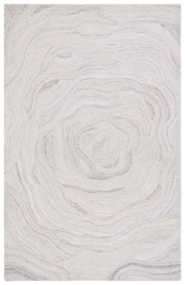 Safavieh Abstract 4'-0" x 6'-0" Rug in Light Grey / Beige