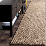 Safavieh Natural Fiber 2'-3" x 10'-0" Rug in Natural / Natural