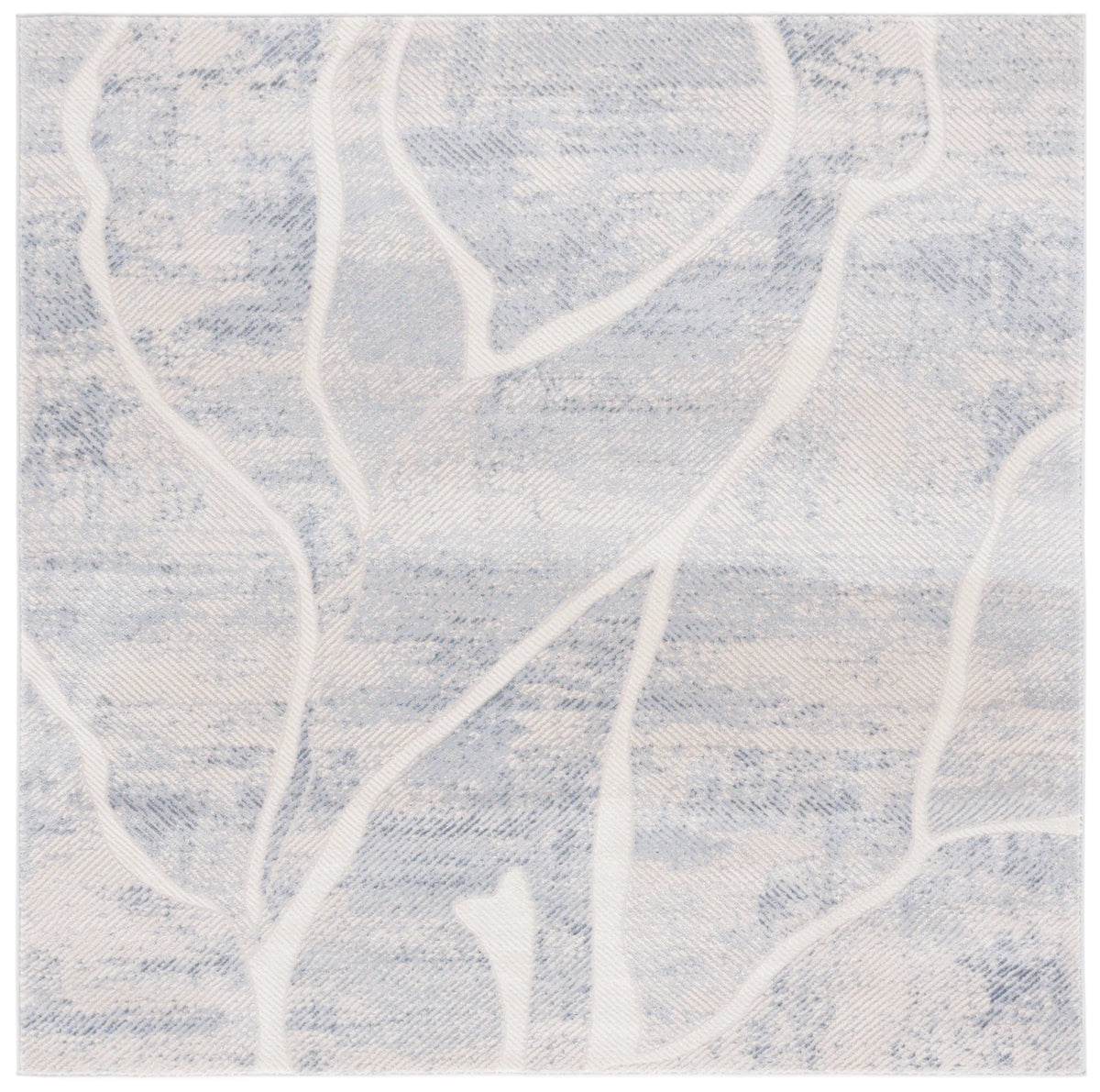 Safavieh Prestige 6'-7" x 6'-7" Rug in Ivory / Blue