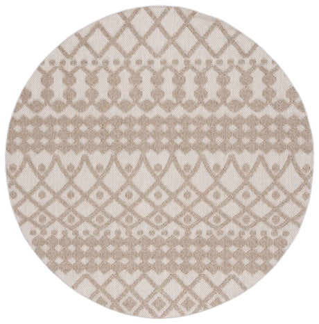 Safavieh Global 6'-7" x 6'-7" Rug in Beige / Brown