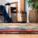 Safavieh Heritage 4'-0" x 6'-0" Rug in Red / Blue