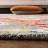 Safavieh Aspen 4'-0" x 6'-0" Rug in Grey / Red