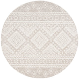 Safavieh Micro-Loop 5'-0" x 5'-0" Rug in Beige / Ivory