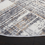 Safavieh Shivan 100 6'-7" x 6'-7" Rug in Ivory / Grey