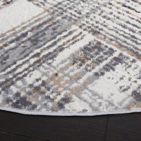 Safavieh Shivan 100 6'-7" x 6'-7" Rug in Ivory / Grey