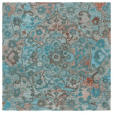Safavieh Anatolia 6'-0" x 6'-0" Rug in Turquoise / Brown
