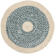 Safavieh Cape Cod 3'-0" x 3'-0" Rug in Light Blue / Natural