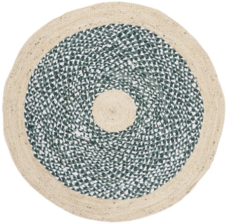 Safavieh Cape Cod 3'-0" x 3'-0" Rug in Light Blue / Natural