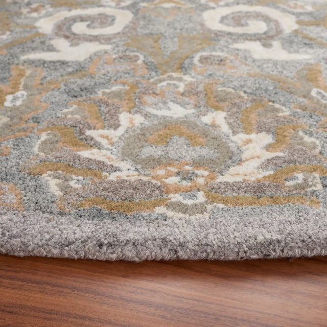 Safavieh Bella 5'-0" x 5'-0" Rug in Grey / Multi