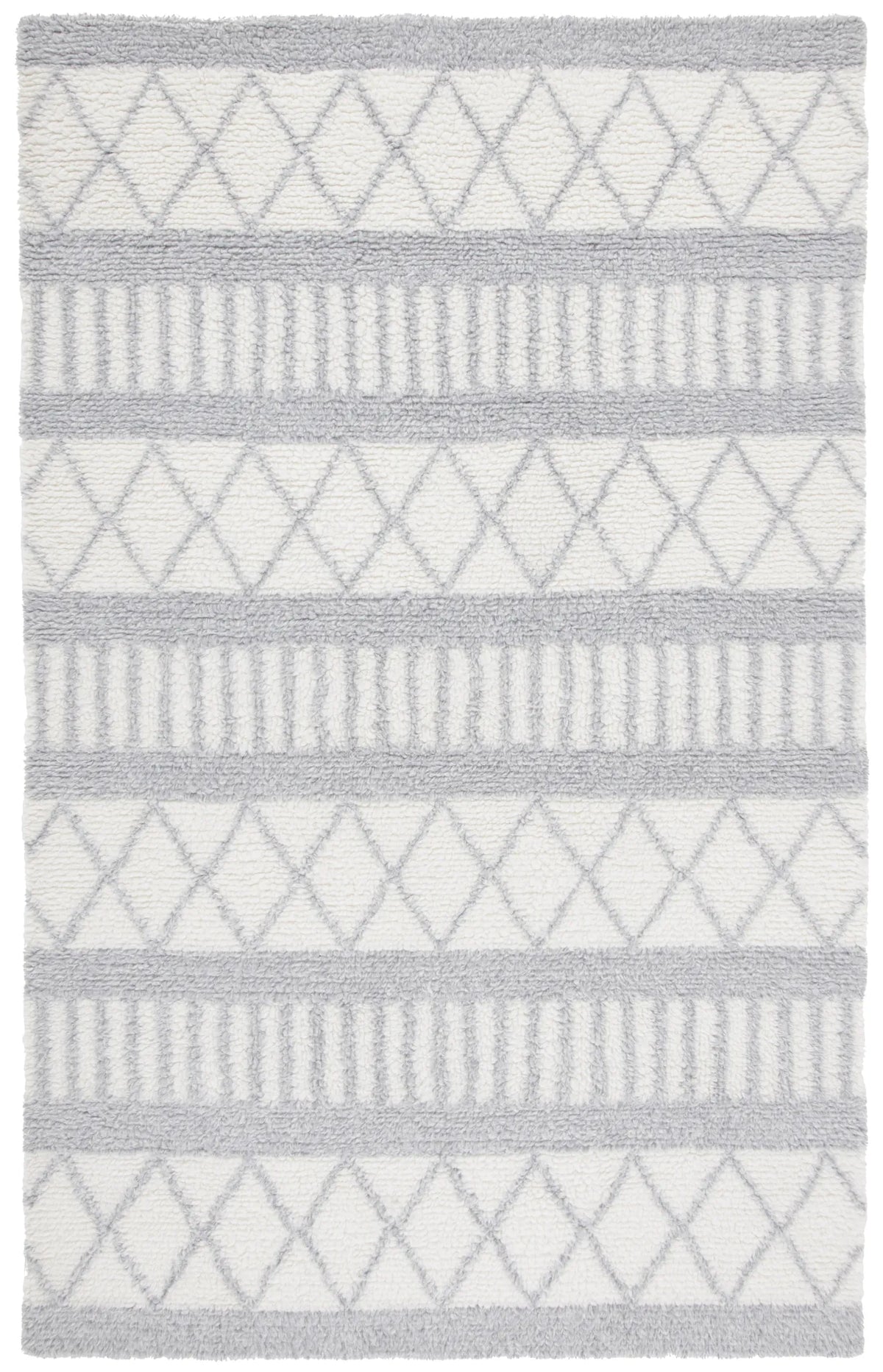 Safavieh Vermont 4'-0" x 6'-0" Rug in Ivory / Grey