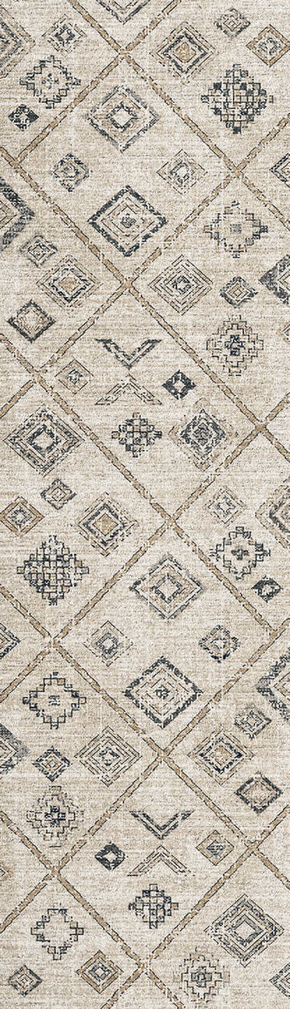 Dynamic Rugs Carlisle 62014 Ivory/Grey Area Rug