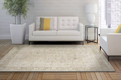 Dynamic Rugs Hudson 1451 Beige/Dark Beige Area Rug