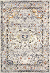 Dynamic Rugs Mabel 4094 Ivory/Navy/Multi Area Rug